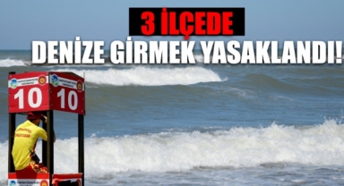 Sakarya'da Denize Girişler Yasaklandı!