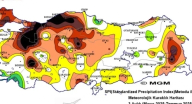 Sakarya'da Kuraklık Kategorisi Değişikliği