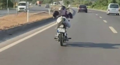 Tehlikeli Şov Pahalıya Patladı: Motoru Bağlandı, Ehliyeti Gitti