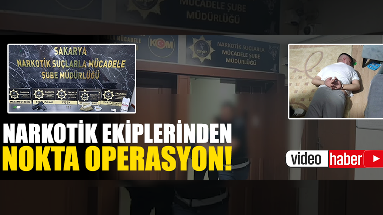Narkotik Ekiplerinden Nokta Operasyon: Uyuşturucu, Tabanca ve Aseton Ele Geçirildi!