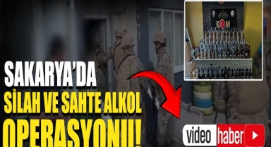 Sakarya’da Silah ve Sahte Alkol Operasyonu: 2 Kişi Tutuklandı