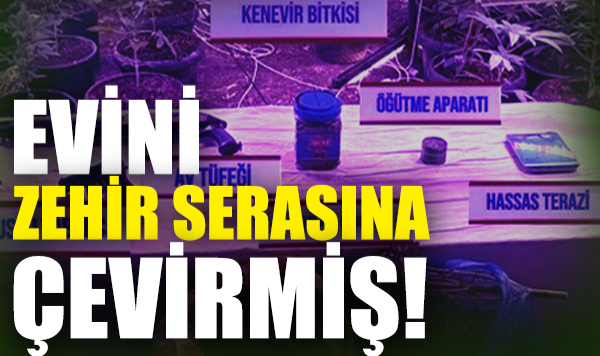 Evini Zehir Serasına Çevirmiş!