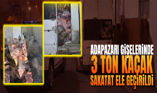 Adapazarı Gişelerinde 3 Ton Kaçak Sakatat Ele Geçirildi