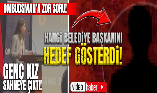 Genç Kız Sahneye Çıktı; Belediye Başkanını Hedef Gösterdi!