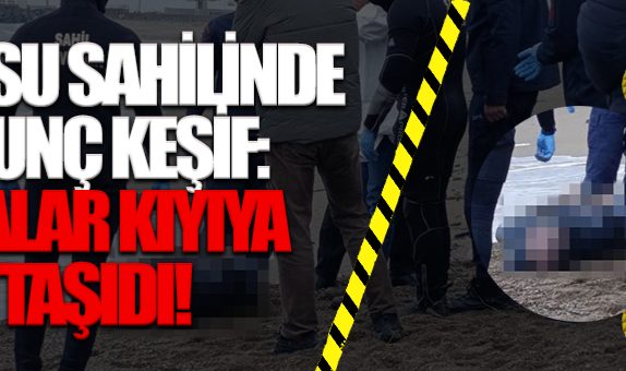 Karasu Sahilinde Cansız Beden Bulundu!