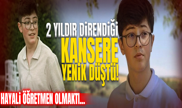 Okul Birincisi Genç, Amansız Hastalığa Yenildi