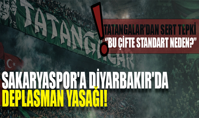 Sakaryaspor'a Diyarbakır'da Deplasman Yasağı!