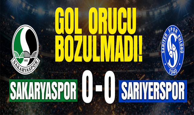 Gol Orucu Bozulmadı!