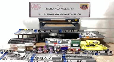 Sahte Plaka Operasyonu: 3 Gözaltı