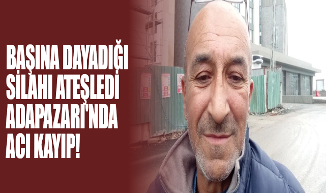 Başına Dayadığı Silahı Ateşledi