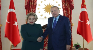 Cumhurbaşkanı Erdoğan, Rusya Federasyon Konseyi Başkanı Matviyenko'yu Kabul Etti