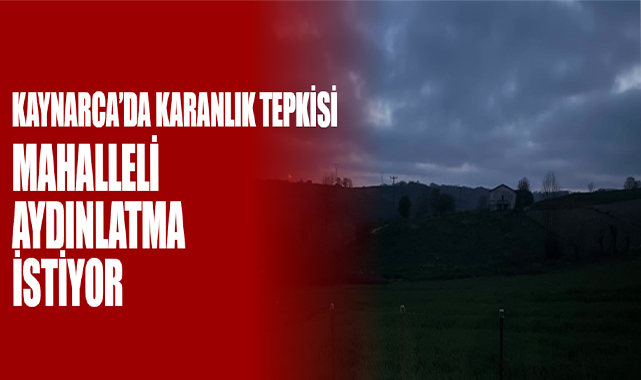 Kaynarca’da Karanlık Tepkisi