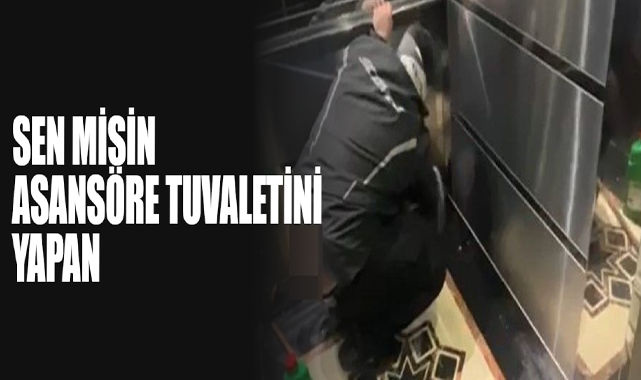 Önce Pizzayı Yedi, Ardından Asansöre Tuvaletini Yaptı: Gözaltına Alındı