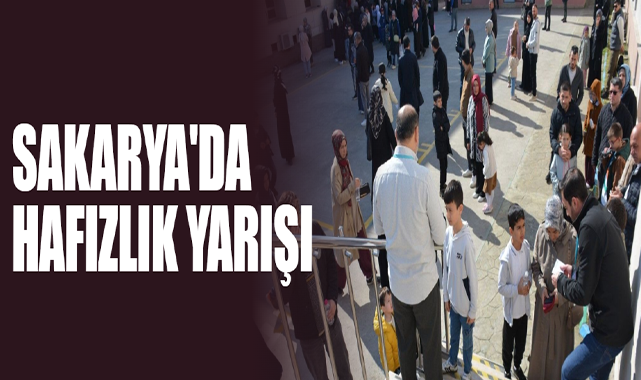 Sakarya'da Hafızlık Yarışı