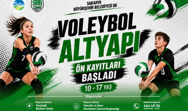 Büyükşehir Voleybol Altyapısında Yeni Dönem Kayıtları Başladı