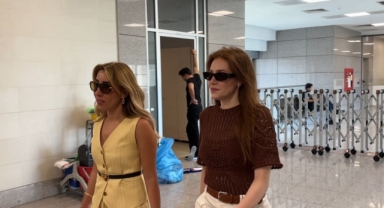 Ahbaplar Suç Örgütü soruşturması kapsamında Elçin Sangu Adliyeye Geldi