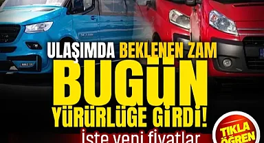 Beklenen Zam Geldi!