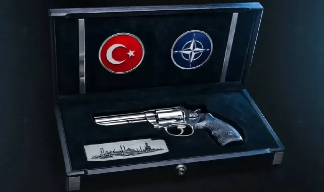 Cumhurbaşkanı Erdoğan'dan NATO Liderlerine İşlemeli Özel Üretim Tabanca Hediyesi
